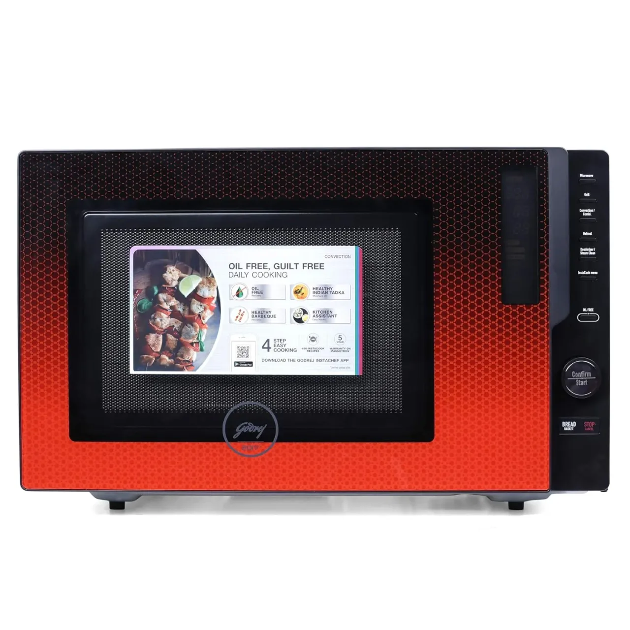 Godrej Convection Microwave Oven 30 L Digital Display Multi Distribution System (GME 730 CP1 QM-Crimson Dawn)