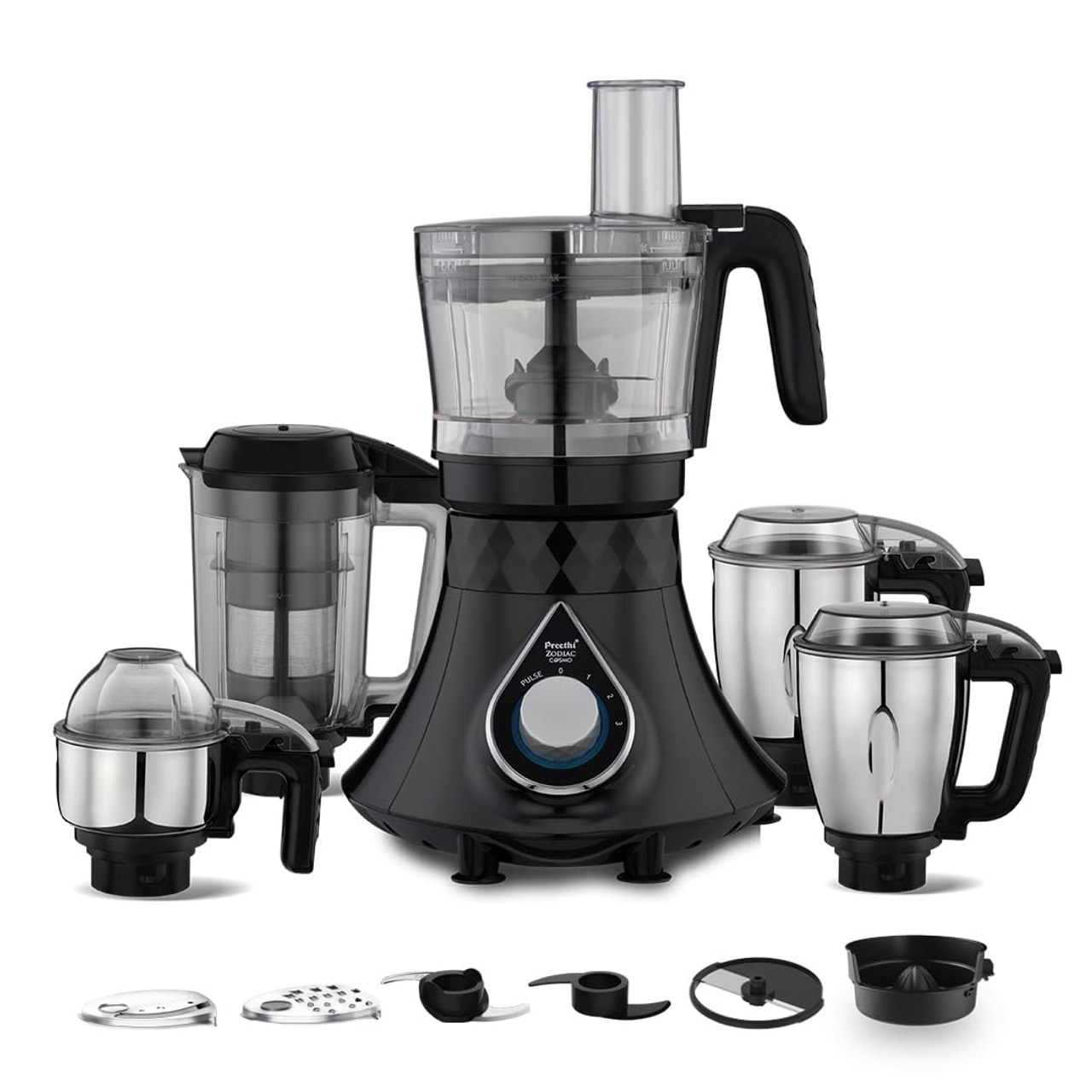 Preethi Mixer Grinder 750W Master Chef+ Jar 3D Air Cooling Technology (Zodiac Cosmo MG236)