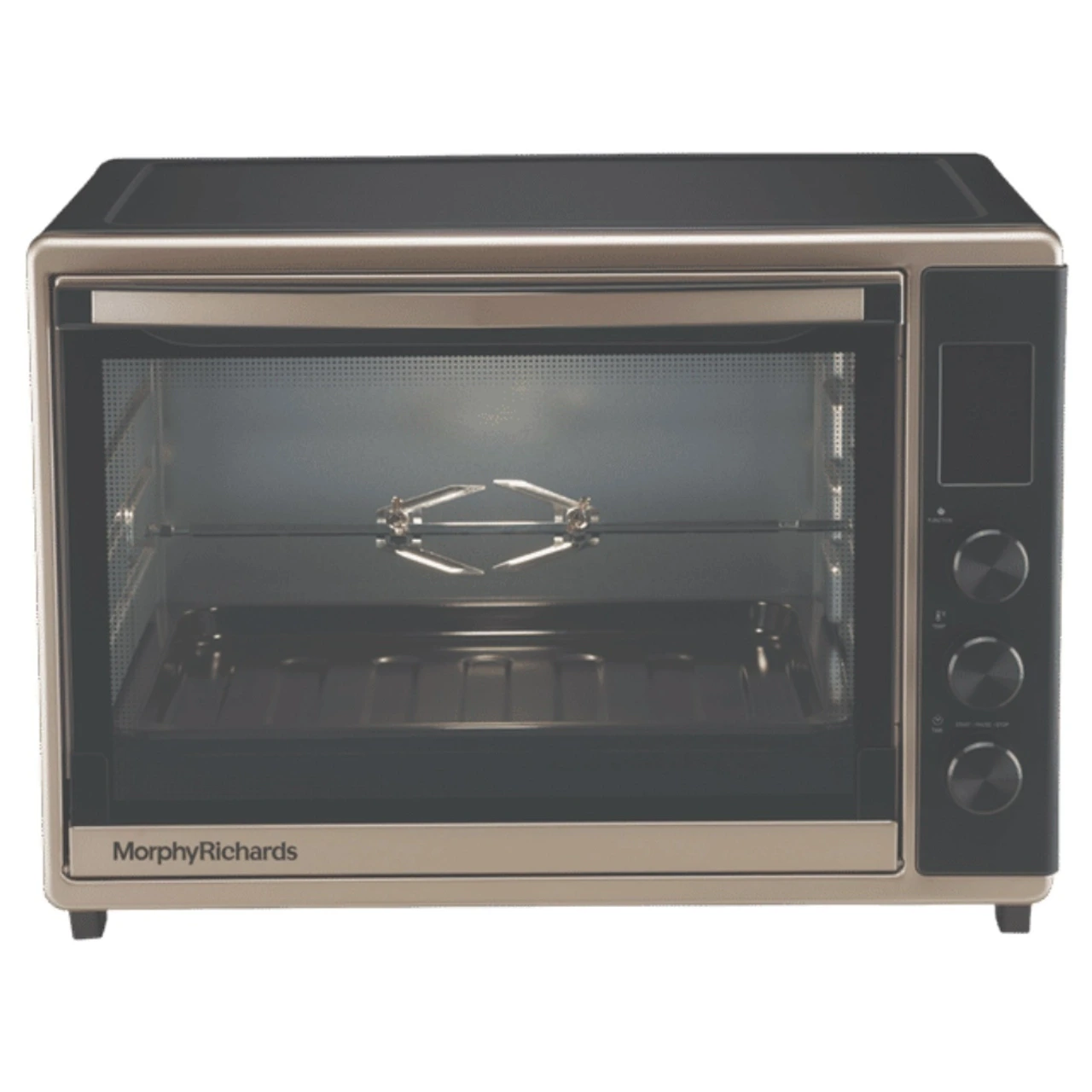 Morphy Richards Oven Toaster Grill 52L 8 Preset Menus Digital Display (Champagne Gold and Black)