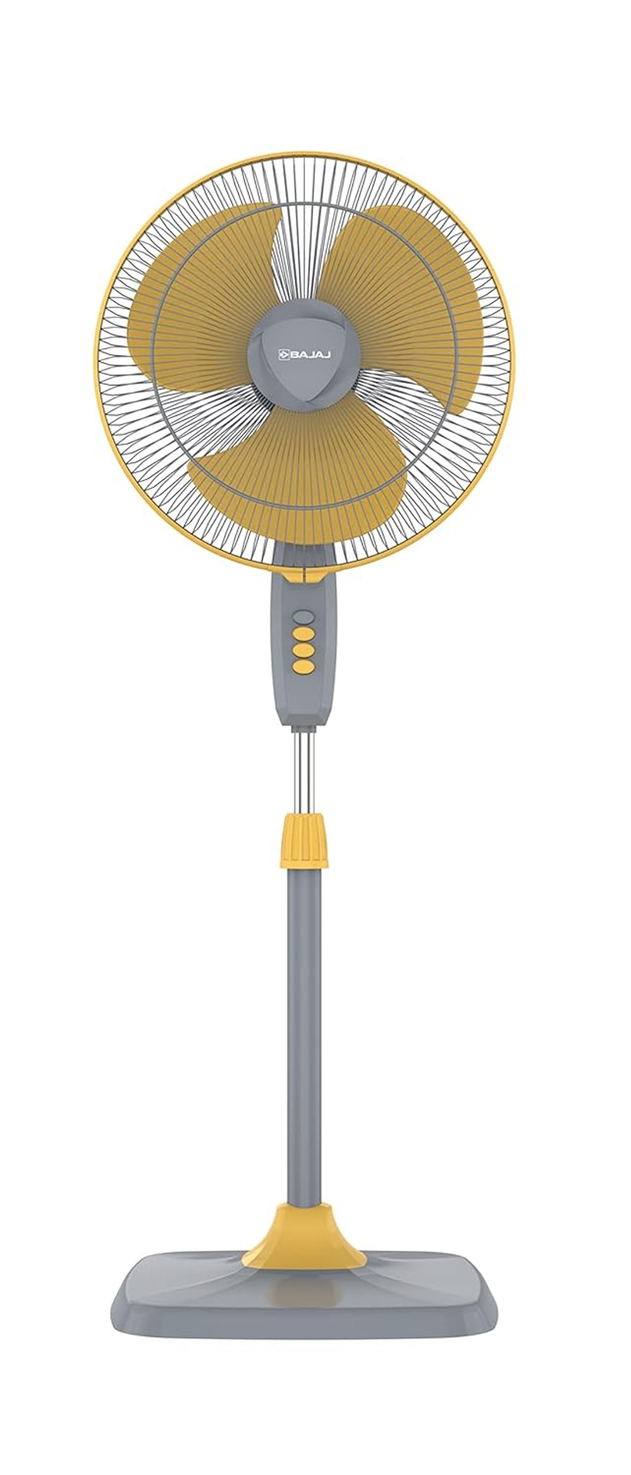 Rapido HS Pedestal Fan 400mm Ultra-High Speed 2400 RPM Grey & Yellow