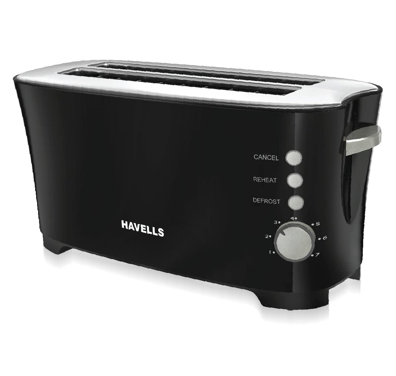 Havells Feasto 4S Pop Up Toaster 1350W Black
