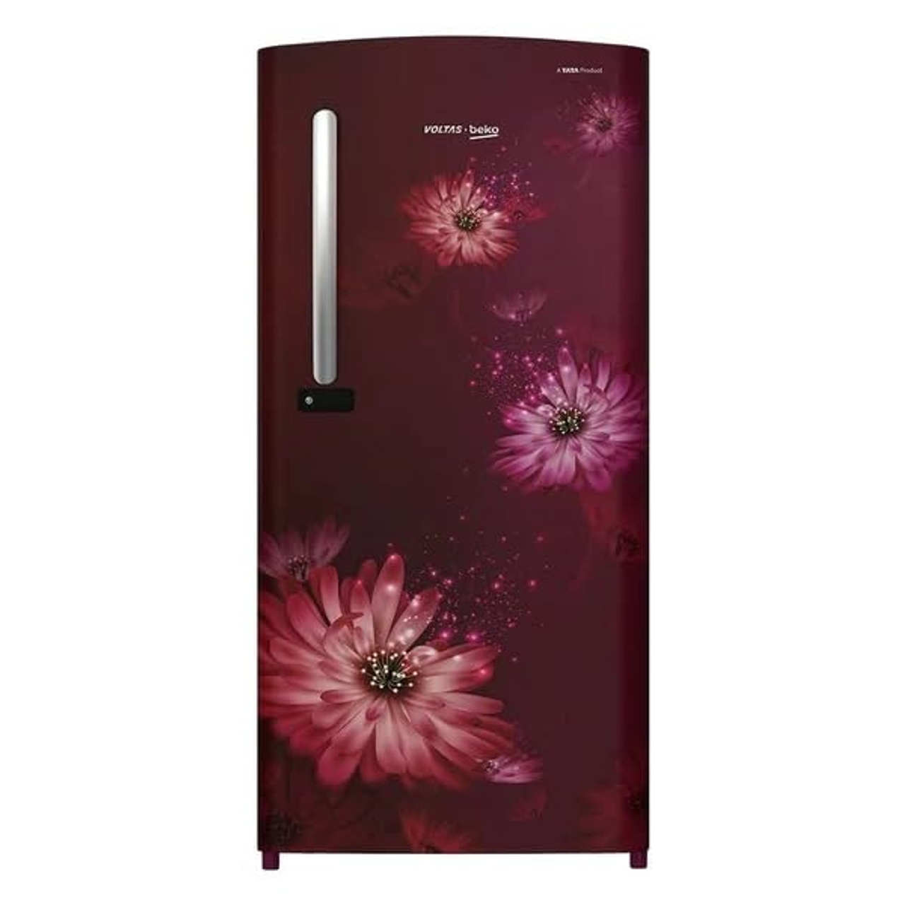 Voltas Single Door Refrigerator Direct Cool 185 L 3 Star Dahlia Wine (RDC220C/S0DWE)
