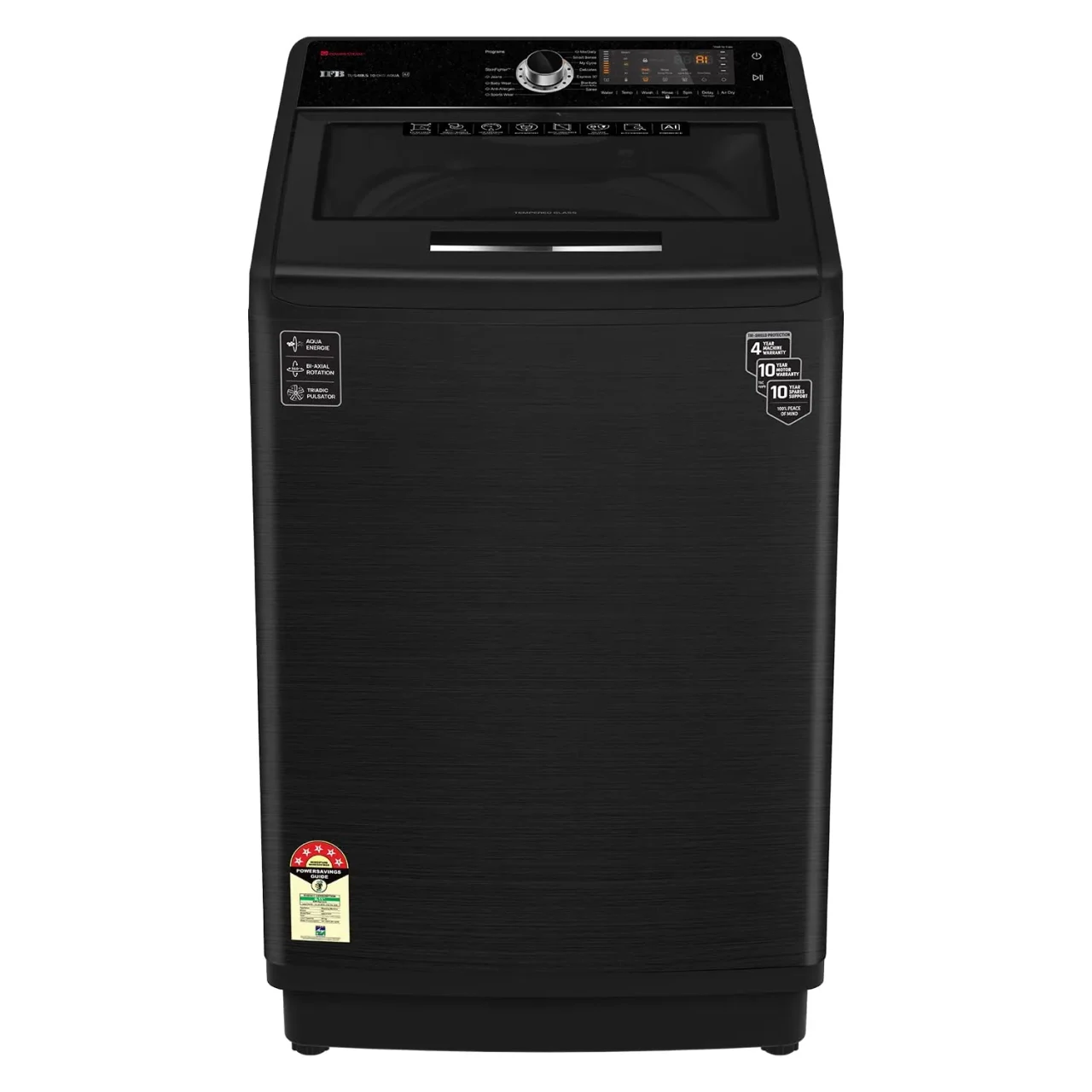 IFB Fully Automatic Top Load Washing Machine 10 Kg 5 Star AI Powered 2X Power Steam (TL S4BLS 10.0 Kg Aqua)