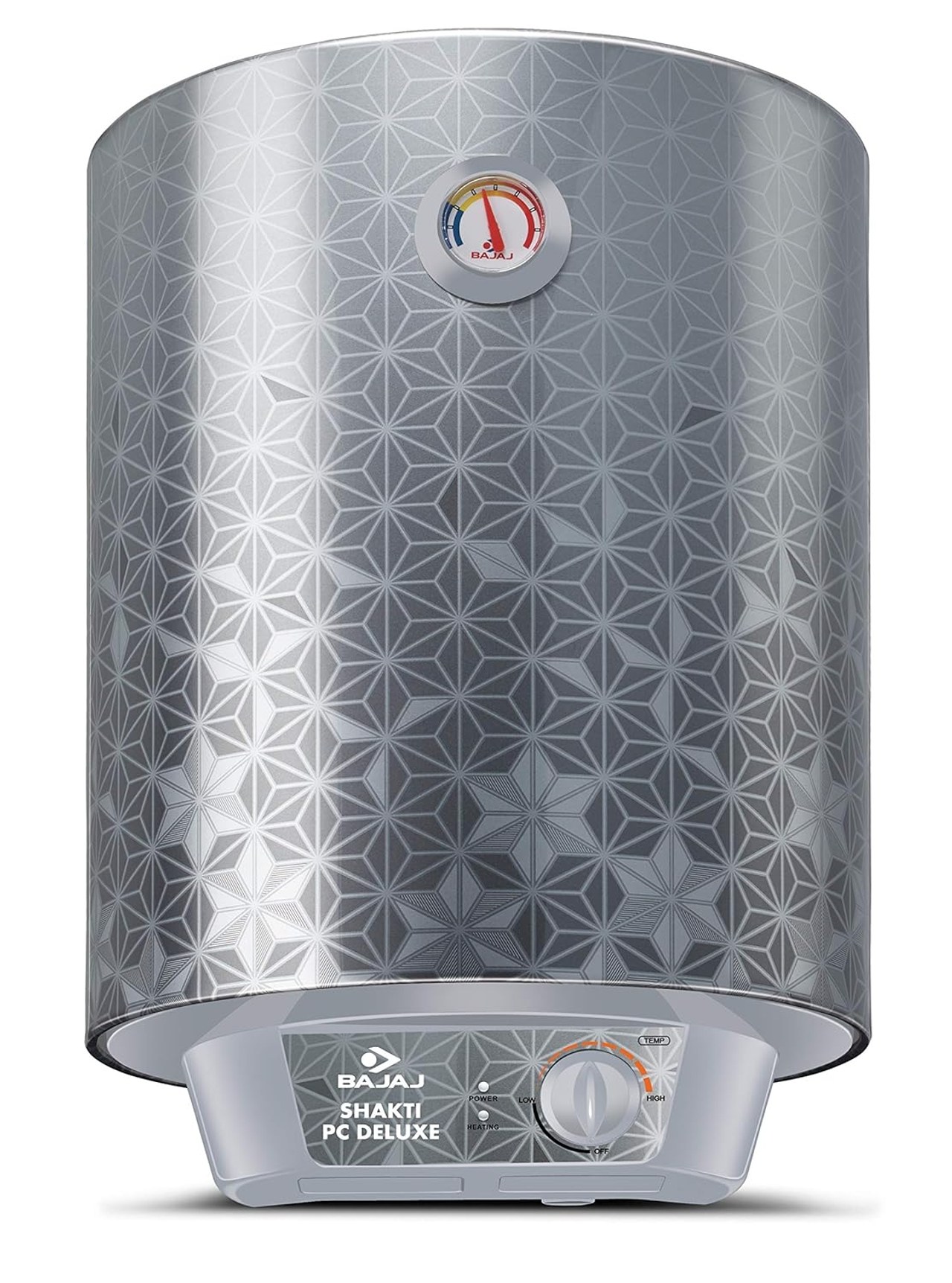 Bajaj Shakti Pc Deluxe Storage Water Heater 10 Litre 4 Star Wall Mount Grey