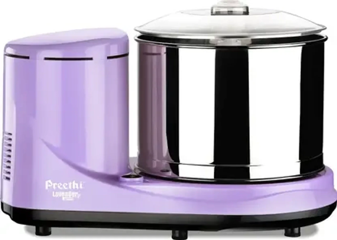 Preethi Lavender Grind WG-905 Wet Grinder 2L 150W Stainless Steel Black