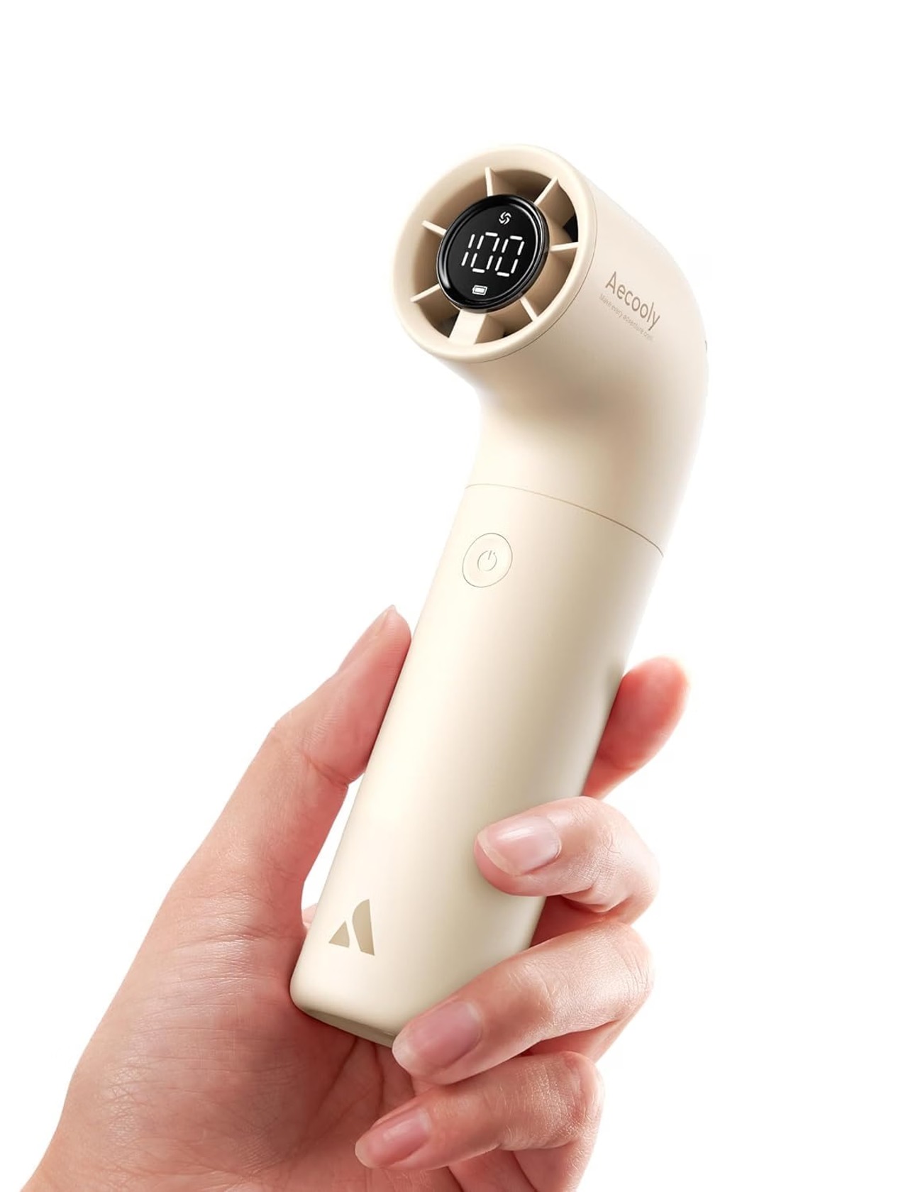 Portable Handheld Fan (Aero, Beige)