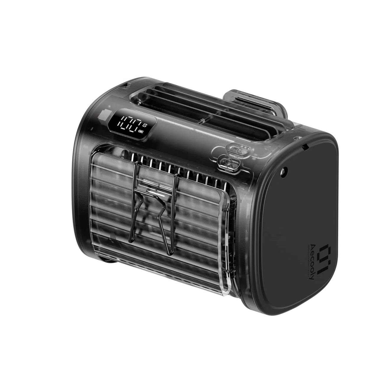 High Velocity Waist Clip Fan (UH01-A, Transparent Black)