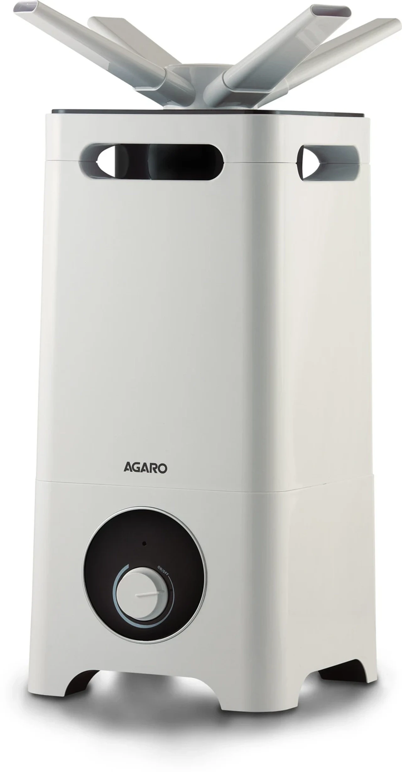 AGARO Grand Cool Mist Ultrasonic Humidifier, 12 Litres, For Bedroom, Home, Office Portable Room Air Purifier (White)
