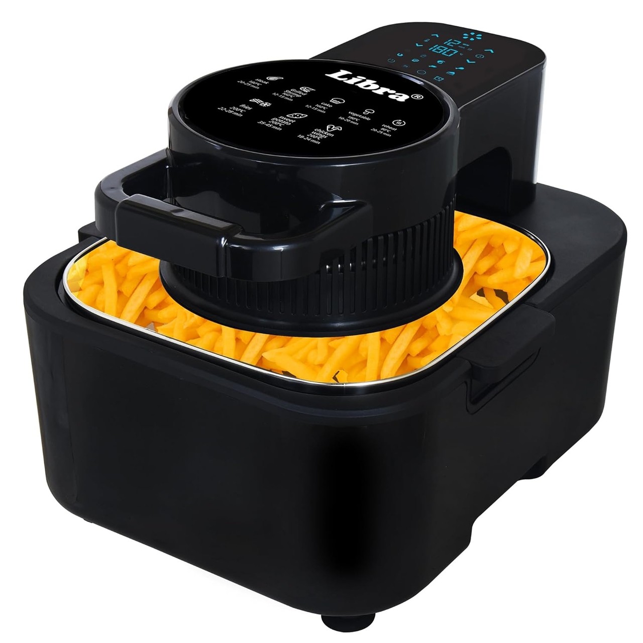 Libra Digital Air Fryer 8L 1740W 9-in-1 LED Display Black