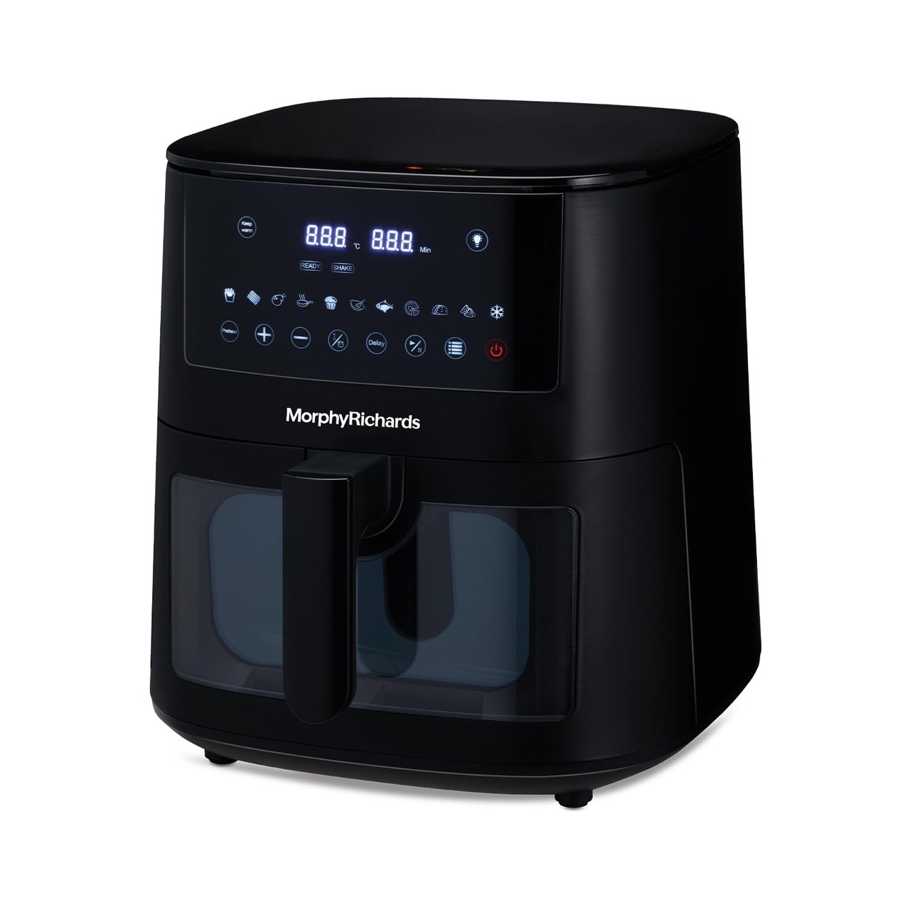 Morphy Richards Crystal Crysp Air Fryer 6.5L with See-Through Window and Digital Interface