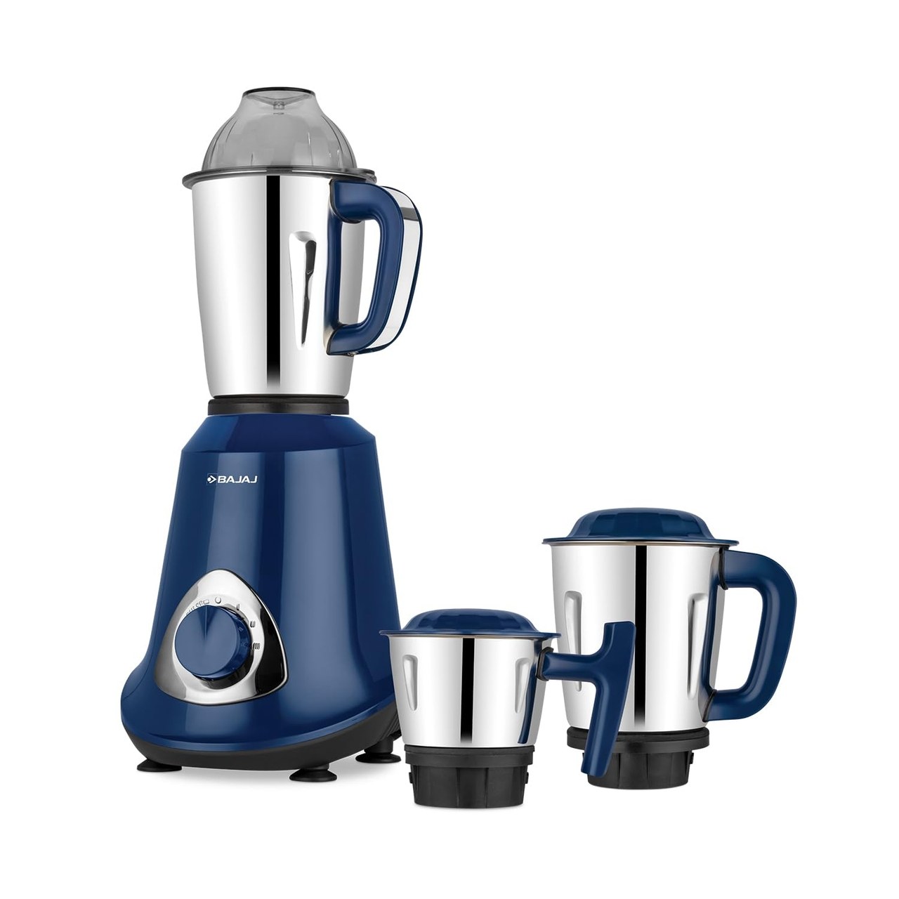 Bajaj Military Series Glamore 800W Mixer Grinder - Royal Blue