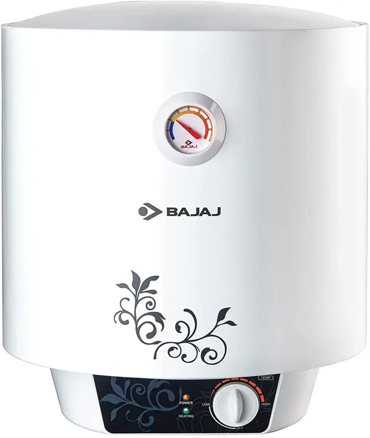 Bajaj New Shakti Glasslined 10L 10 L Storage Water Geyser (White)