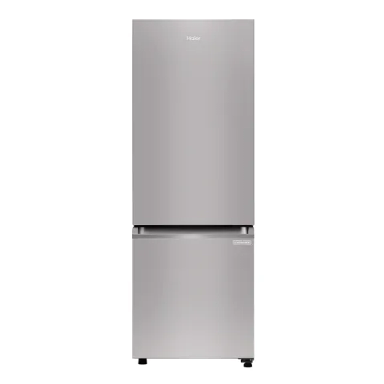 Haier 237L  1 Star Frost Free Double Door Bottom Mount Refrigerator Moon Silver - HRB-2871EMSA-P