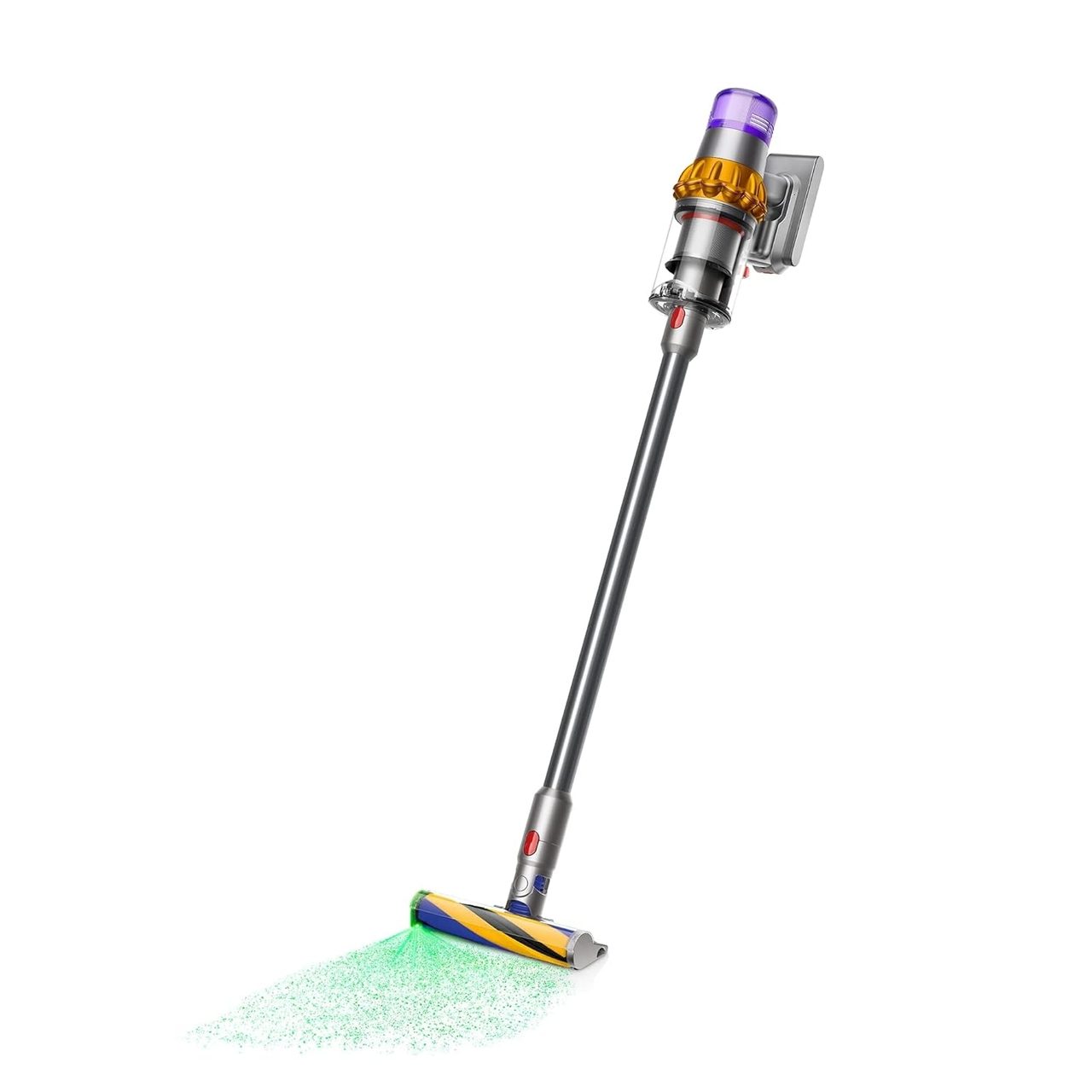 Dyson V15 Detect Cordless Vacuum Cleaner|Illumination for Hidden dust|Senses dust Levels & Auto adjusts Suction|240 Airwatts,0.77L bin,60 mins runtime