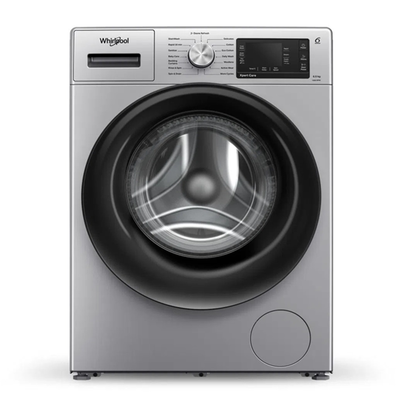 Whirlpool Front Load Washing Machine 6.5 KG 5-Star Ozone Air Refresh Silver (XO6510BYS)