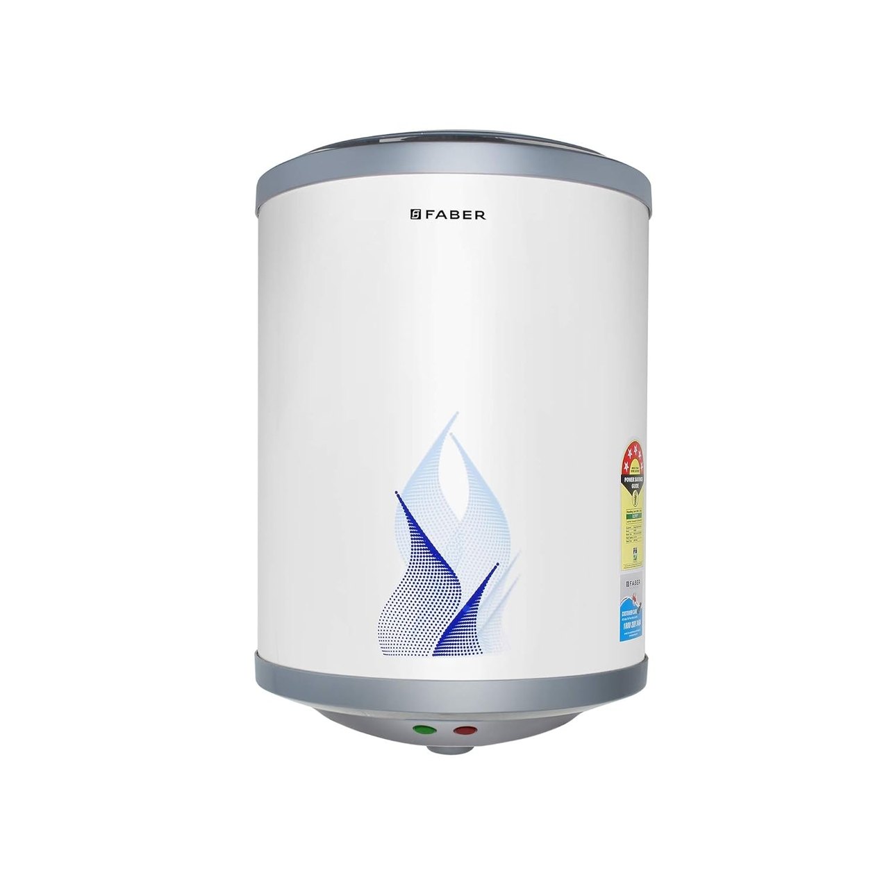 Faber Storage Water Heater 6L 5 Star High Pressure Protection White (FWG Vulcan 6V)