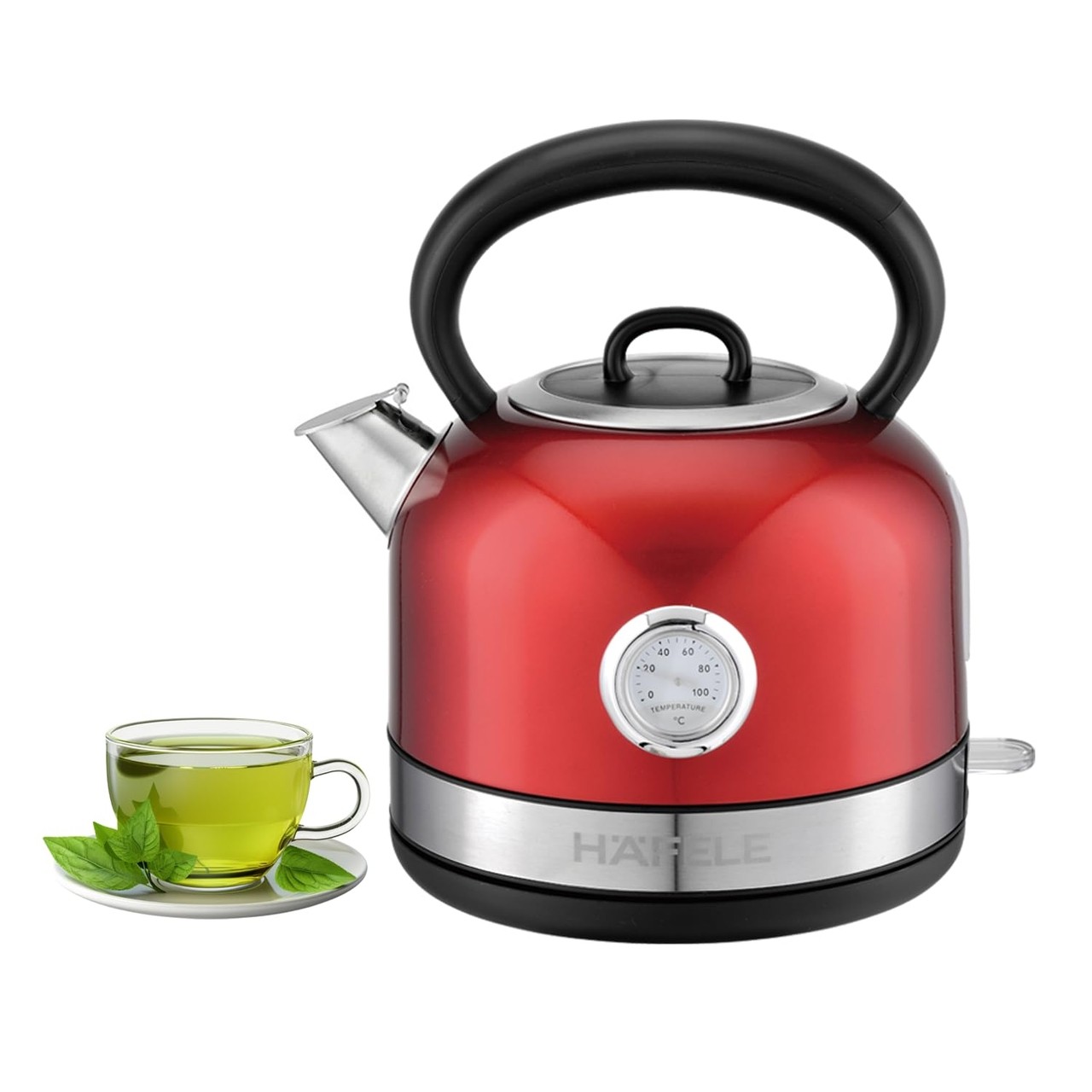 Hafele Dome Plus 2200W 1.7L Electric Kettle - Red