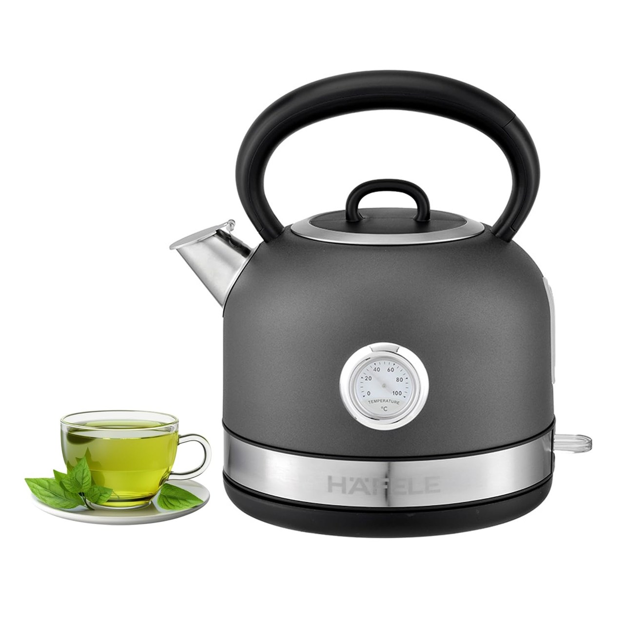 Hafele Dome Plus 2200W 1.7L Electric Kettle - Grey