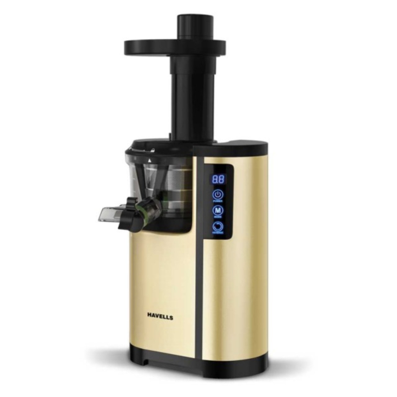 Havells Cold Press Slow Juicer 150W with Smoothie Maker Attachment (Nutri Sense)