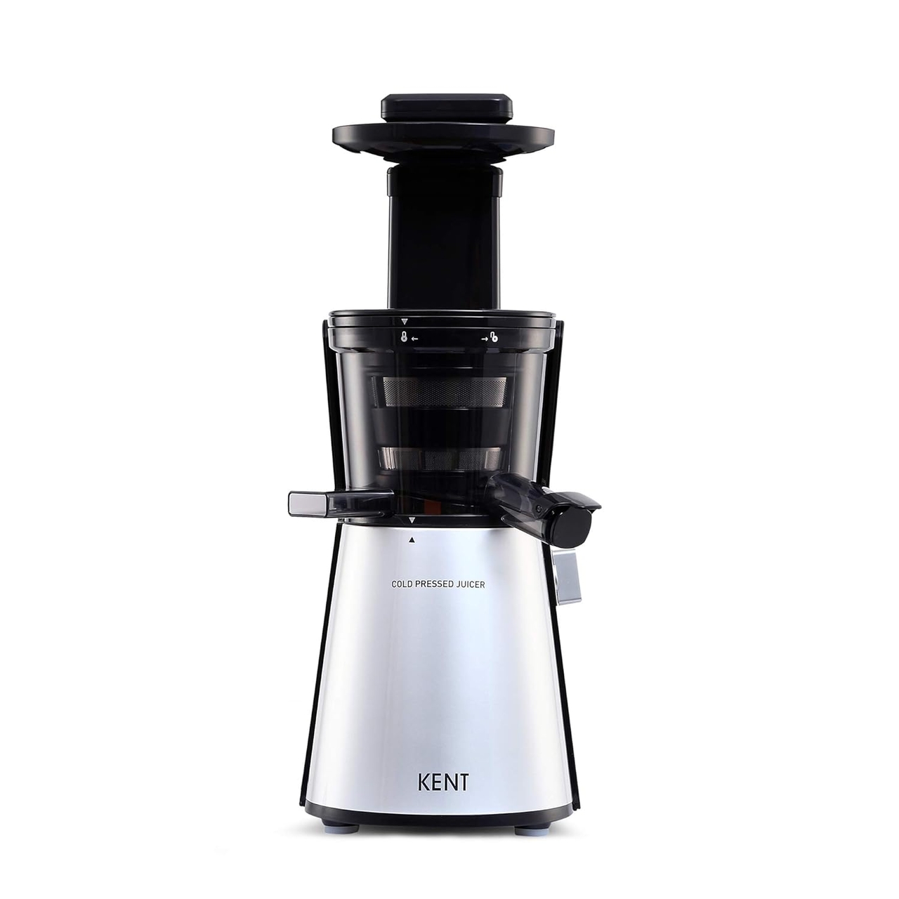 Kent Cold Pressed Juicer 16006, Low-Speed Extraction, Reverse Motor, Black