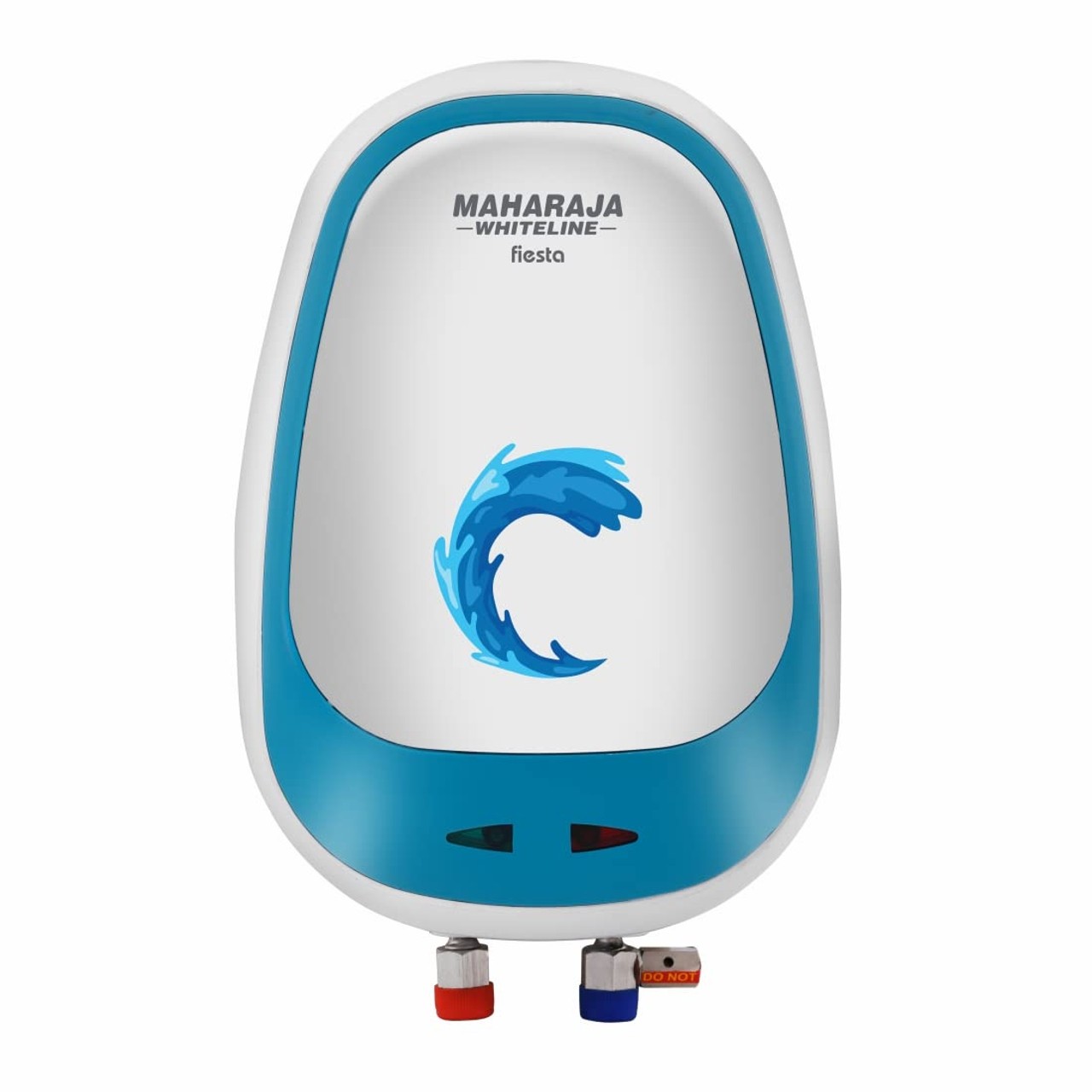 Maharaja Whiteline Fiesta Instant Water Heater, 3 litre, Hi-grade Copper Element, Rust & Shock proof ABS Body, Dual tone - FIESTA / WH-170