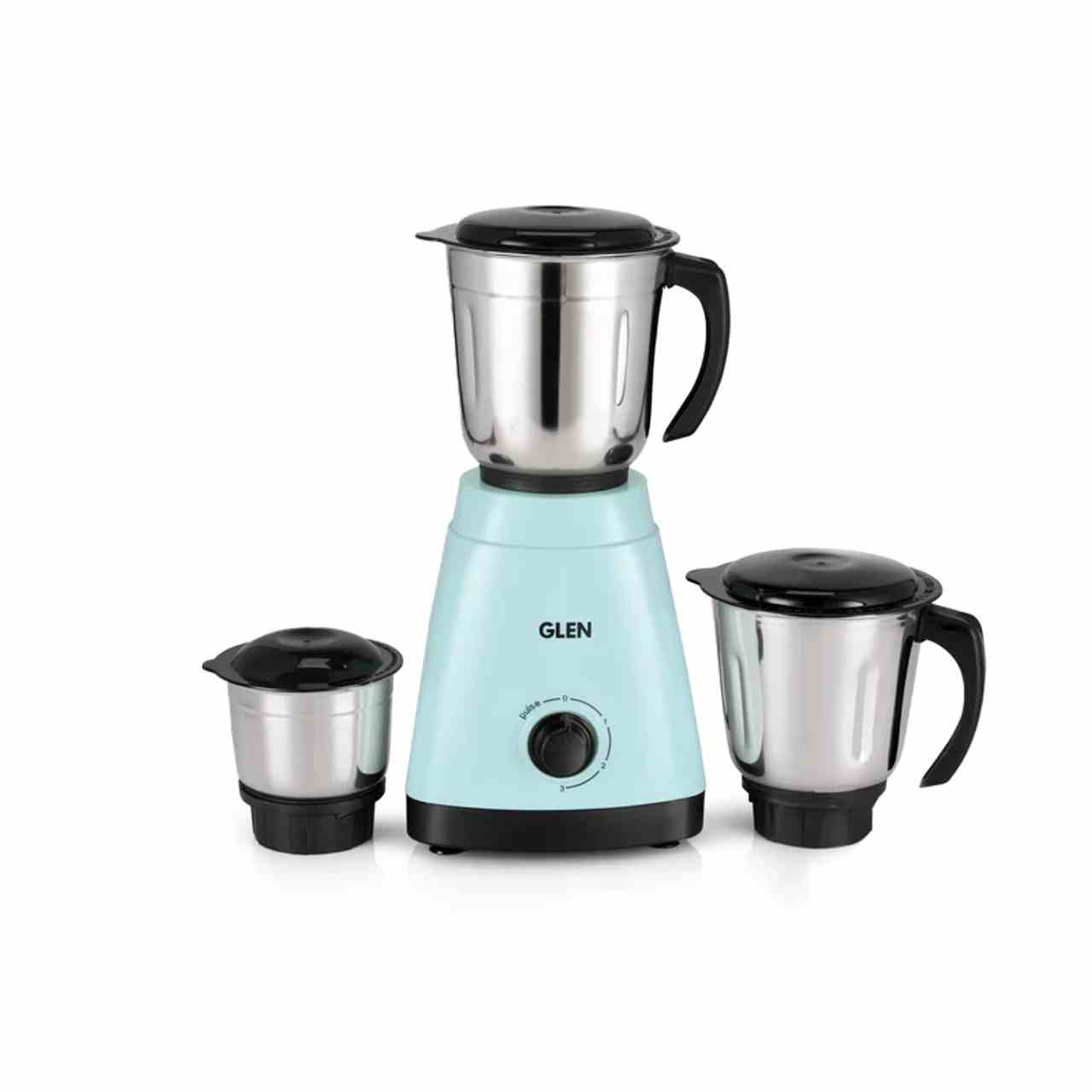 Glen Mixer Grinder 650W with 3 Stainless Steel Liquidiser, Grinder and Chutney Jars - (SA4024JAR3)