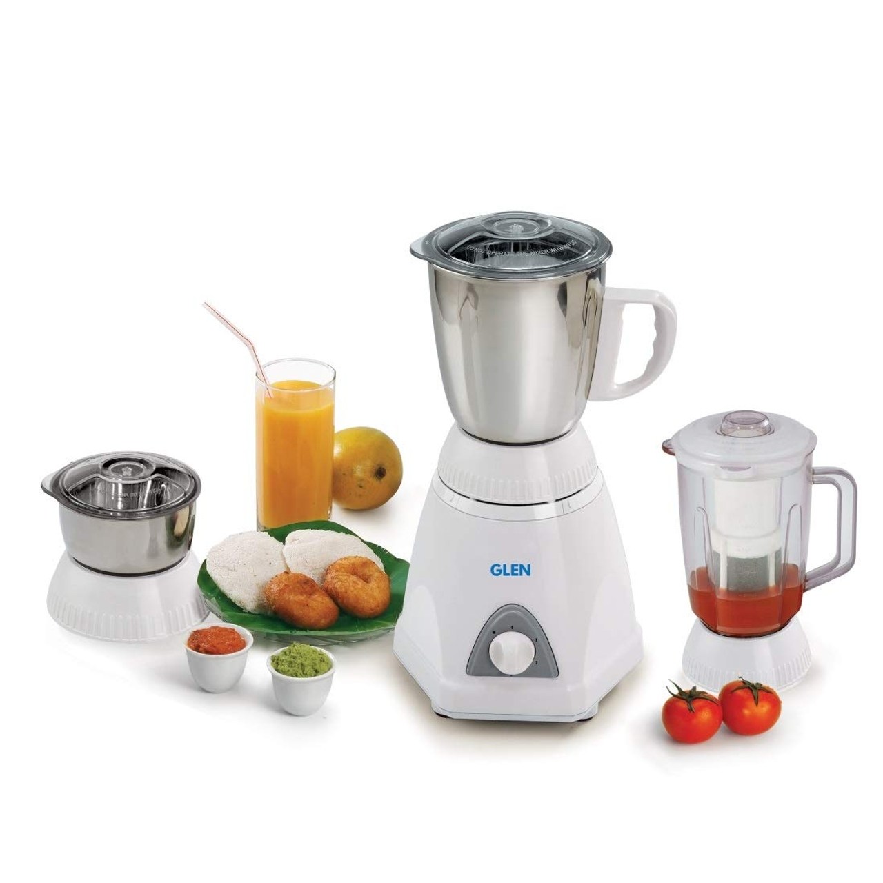 Glen Mixer Grinder 750W 3 Jars Stainless Steel Blades
