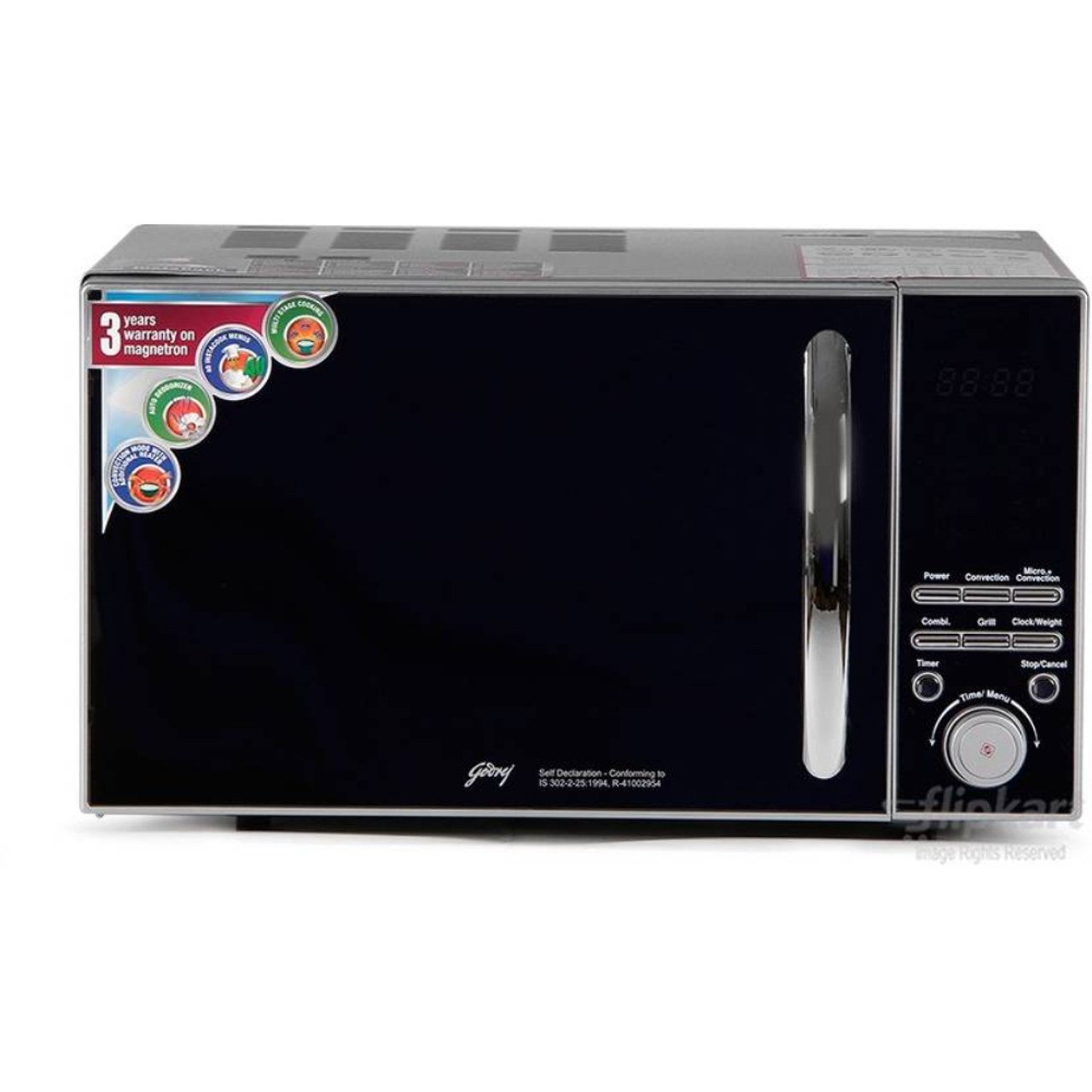 Godrej Convection Microwave Oven 25L Stainless Steel Cavity