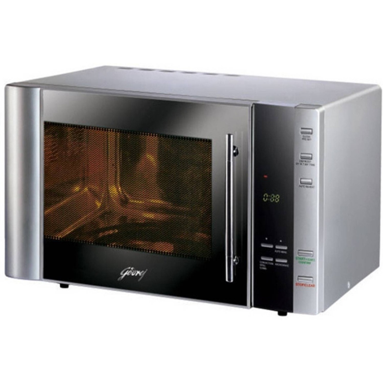 Godrej Convection Microwave Oven 30 L InstaCook Menus Silver (SIM GMX 30 CA1)