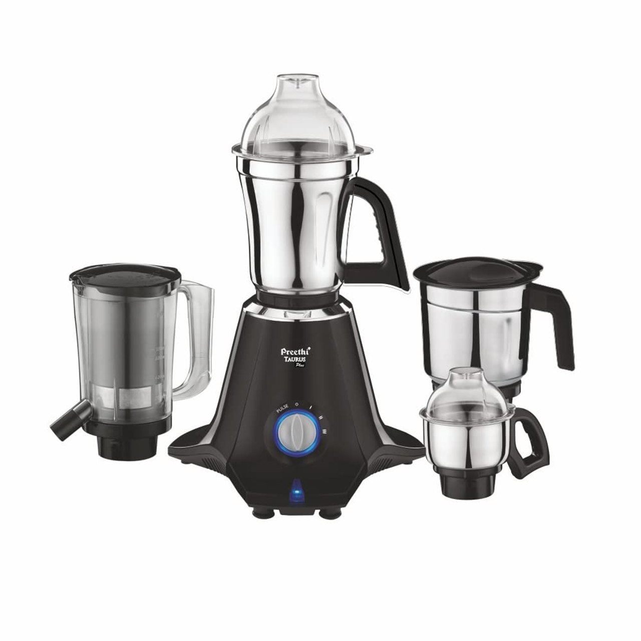 Preethi Mixer Grinder 1000W 4 Jars Super Extractor Juicer Blue/Black