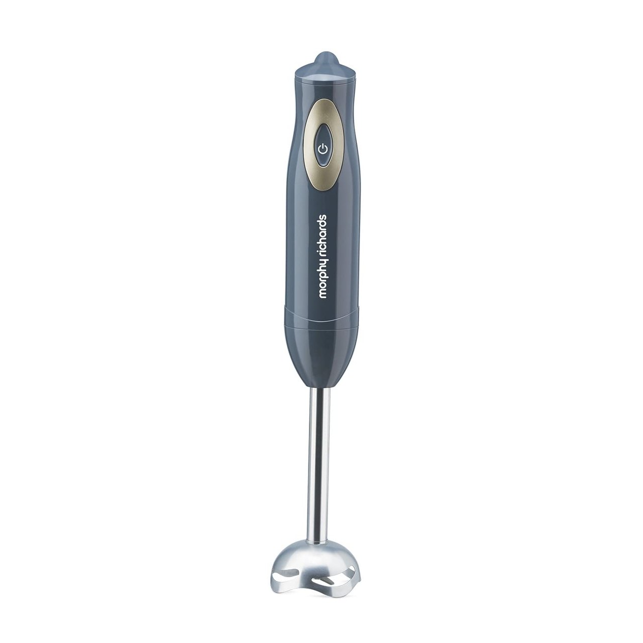 Morphy Richards Pronto Plus Hand Blender 300W |DC Motor | Silent Operation|Detachable SS Shaft | 700ml Chopper Bowl | Multipurpose Blending, Easy Grip |Ergonomic Design | 2-Yr Warranty【Grey】