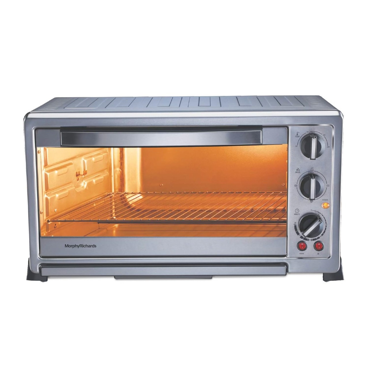 Morphy Richards 60 RCSS OTG |Large Capacity - 60 Litres |Motorised Rotisserie |Mirror Finish Door Stainless Steel Body | 2 Years Product Warranty | Motorised Rotisserie, Mirror Finish Door, Stainless Steel Body, 2 Years Product Warranty