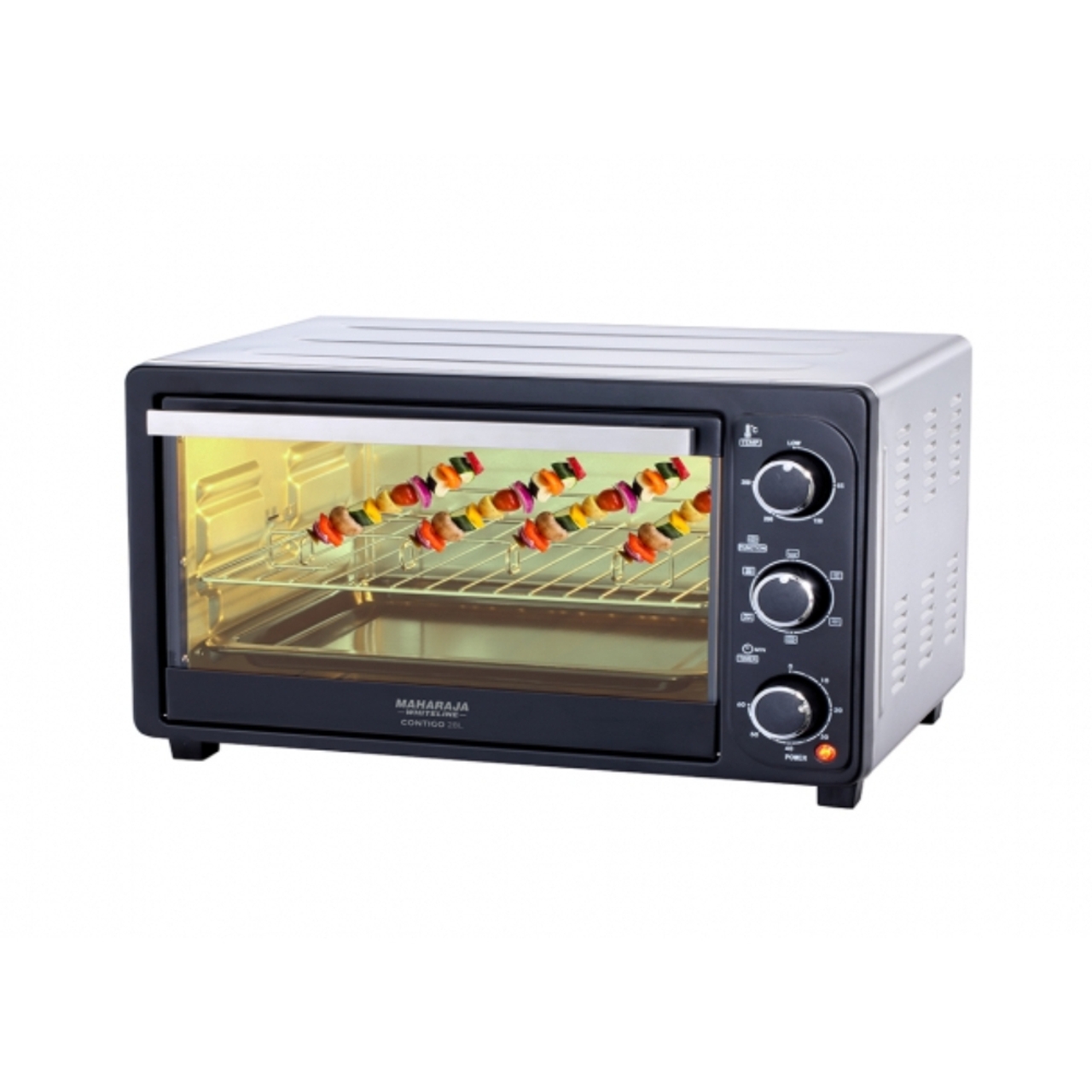 Maharaja Whiteline OTG 28L 1600W 5 Heating Modes Black