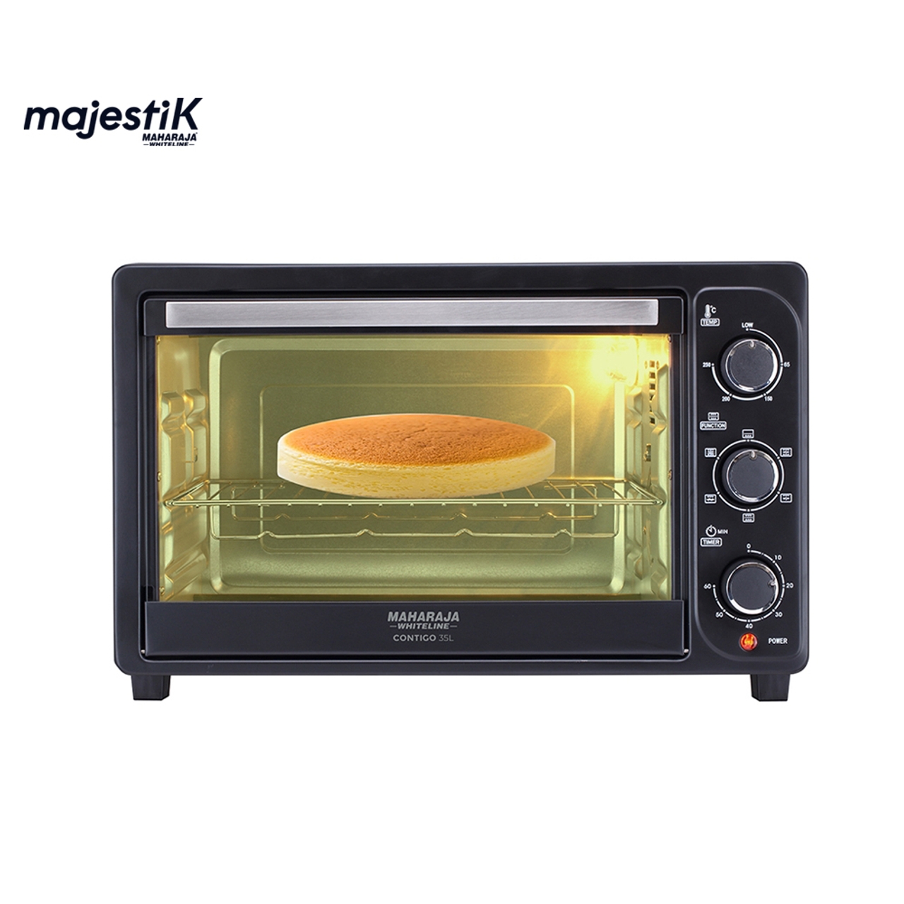 Maharaja Whiteline Contigo 35L OTG with 360° Rotisserie and Convection Cooking