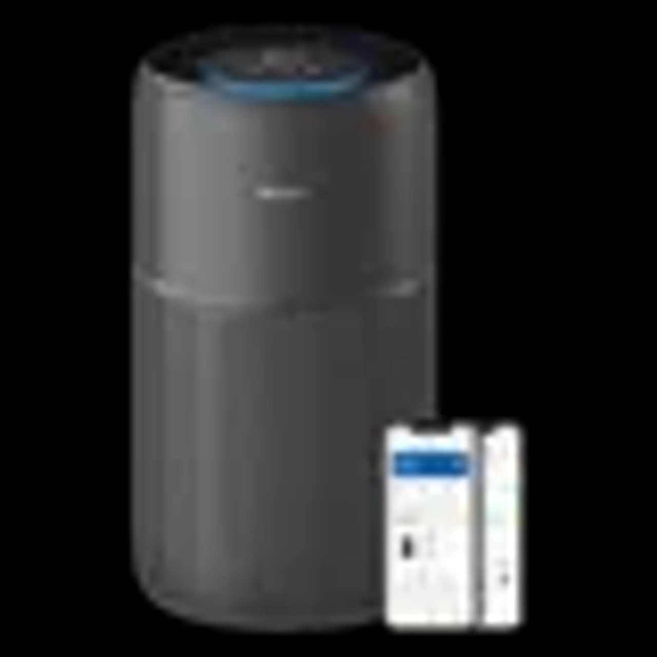 AC222163 Smart Air Purifier with Silent Wing Technology (App Control with Wi-Fi, Black)