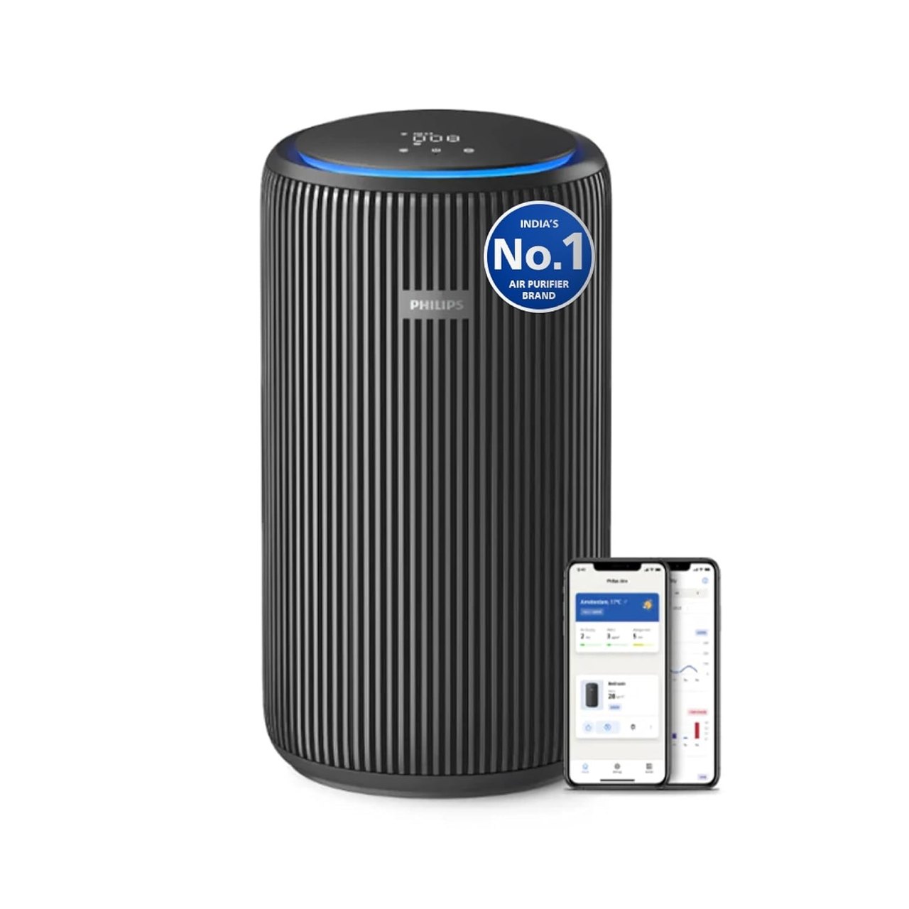 AC3221/60 Smart Air Purifier for Home, Covers upto 600sqft - Dark Slate