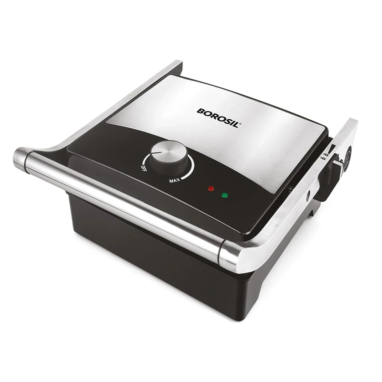 Borosil Mega Jumbo Grill Sandwich Maker 2000W Non-Stick 6 Sandwich Capacity 180° Open
