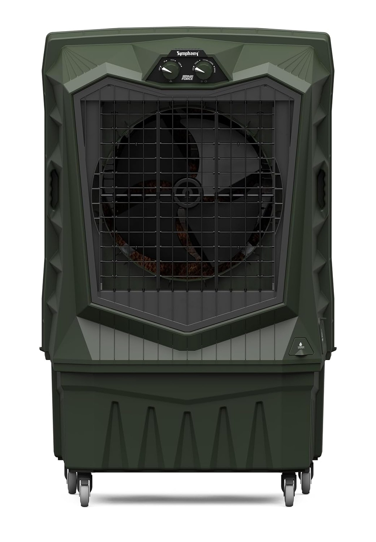 Symphony Air Force 120 Desert Air Cooler | Extra Powerful Air Throw | Robust, Weather resistant Body | Heavy Duty Air Cooler | 375W Energy-Efficient Cooling | Auto Louver