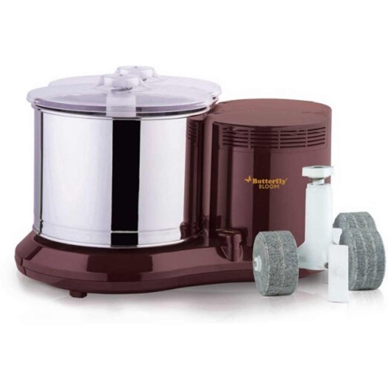 Butterfly Wet Grinder 2 Litre Table-Top Shockproof ABS Body Cherry Red