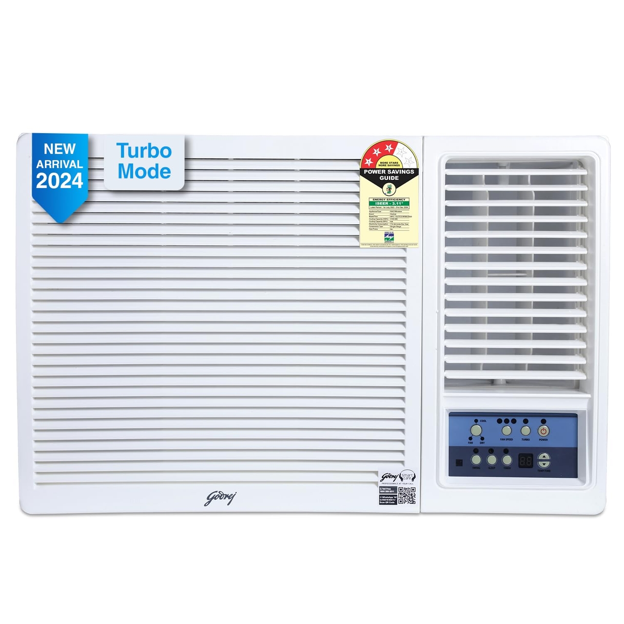 Godrej Window AC 1 Ton 3 Star Turbo Mode Copper Anti-Dust Filter Anti-Freeze Thermostat (AC 1T WFC 12UTC3 WWA Window 3S)