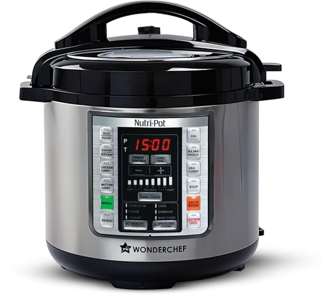 Wonderchef Nutri-Pot Electric Pressure Cooker with 7-in-1 Functions|R-41236756 |6L capacity