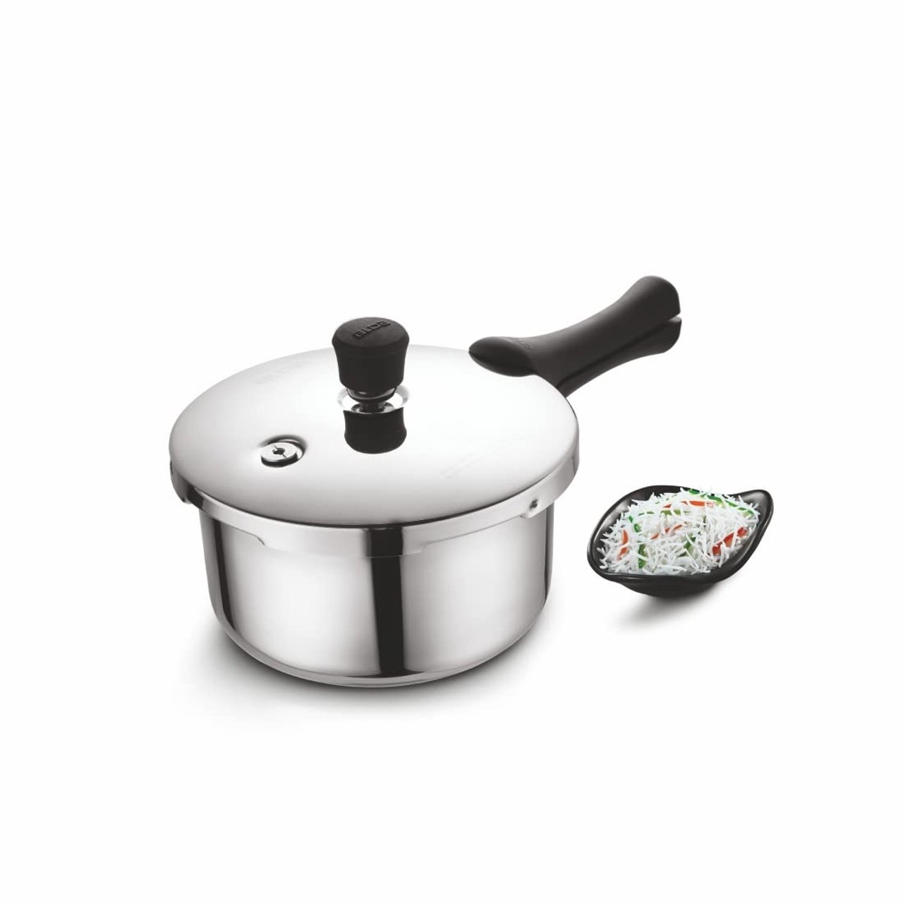 Alda Primero Tri-ply Stainless Steel Deep Wok With Lid 22cm, 2.2 Litre