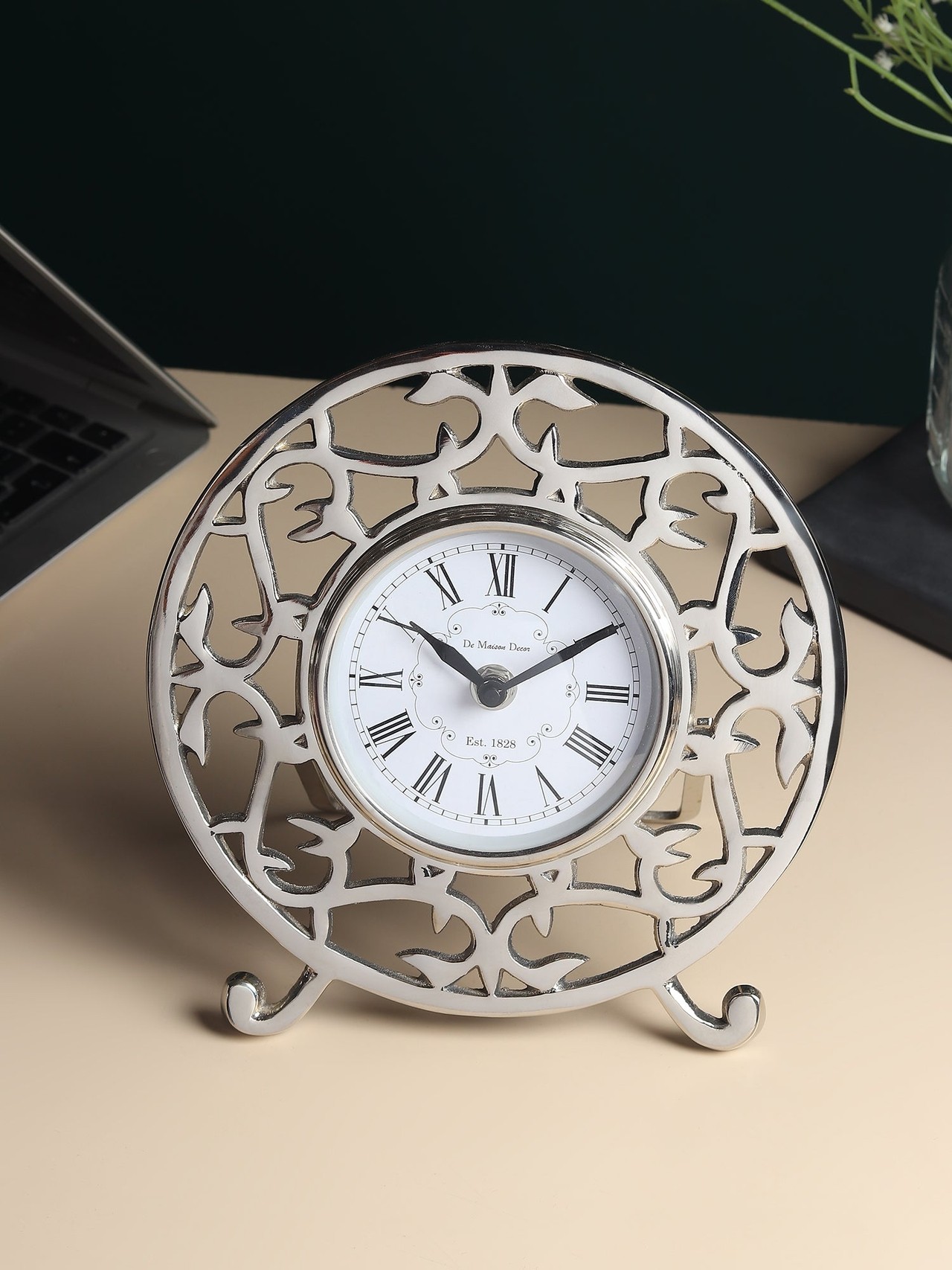 Rosenthal Table Clock- Silver