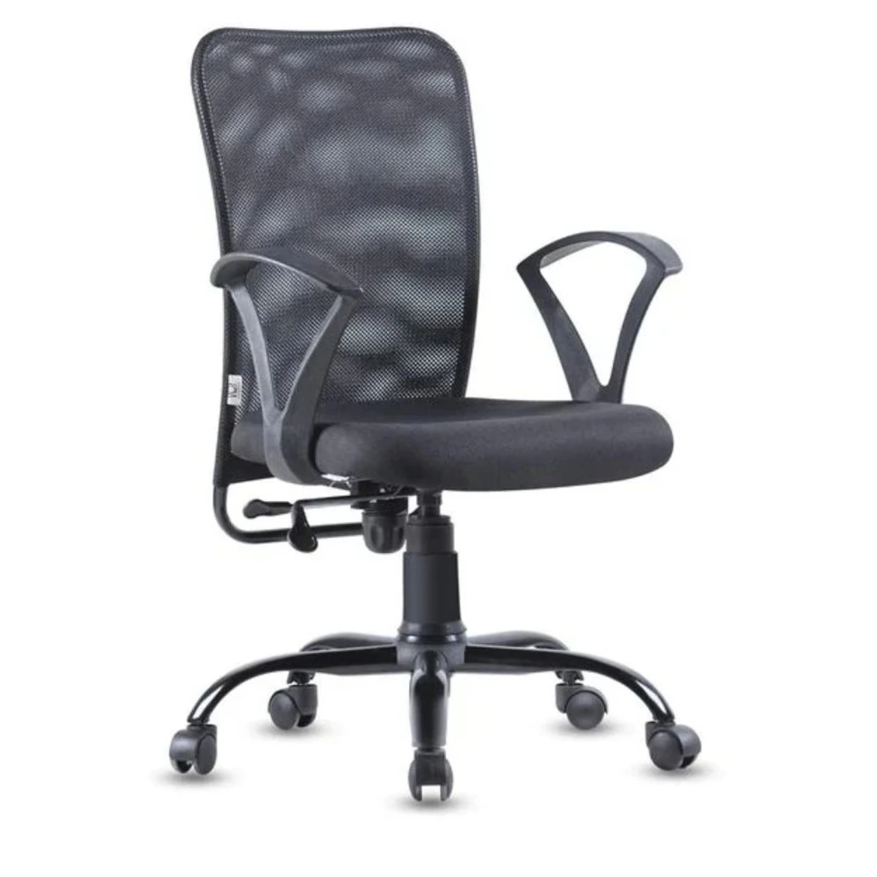 Hidenchic Zeel Ergonomic Office Chair, Medium Back, Mesh, Adjustable Height, Black
