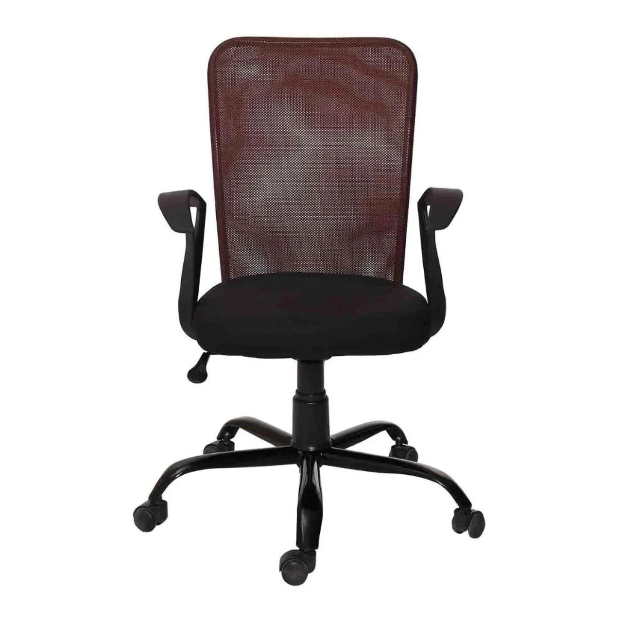 Hidenchic Ergonomic Office Chair Medium Back Mesh Adjustable Brown & Black