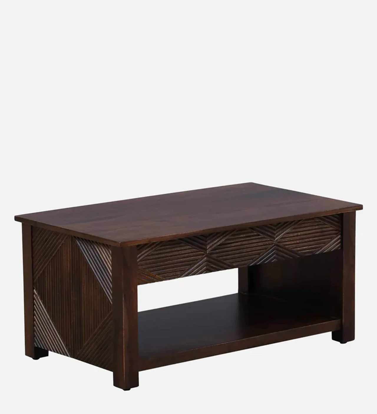 Hidenchic Denver Sheesham Wood Coffee Table In Provincial Teak Polish Shade