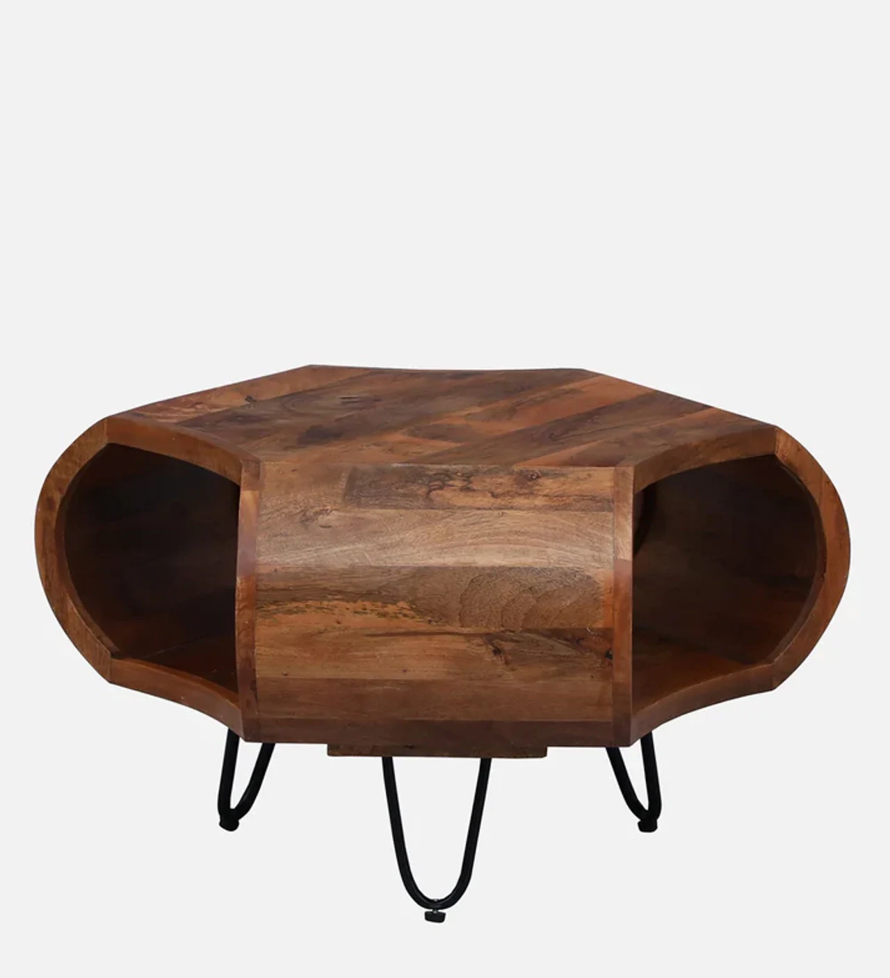 Hidenchic Roster Sheesham Wood Coffee Table In Natural Polish Shade