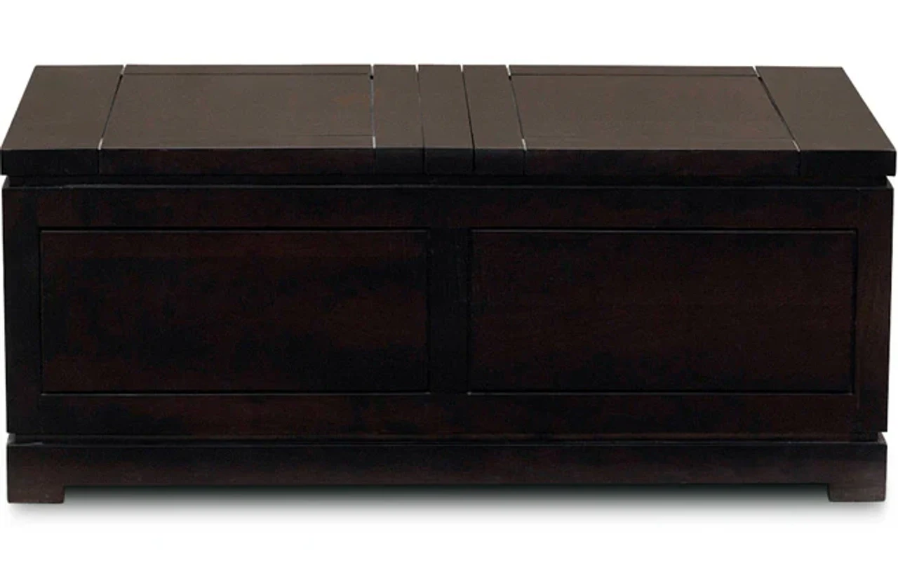 Hidenchic Dublin - Solid Wood Coffee Table In Dark Wenge Polish Finish
