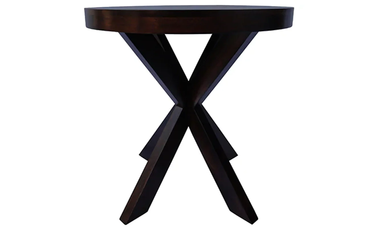 Hidenchic Herbert - Solid Wood Coffee Table In Walnut Polish Finish