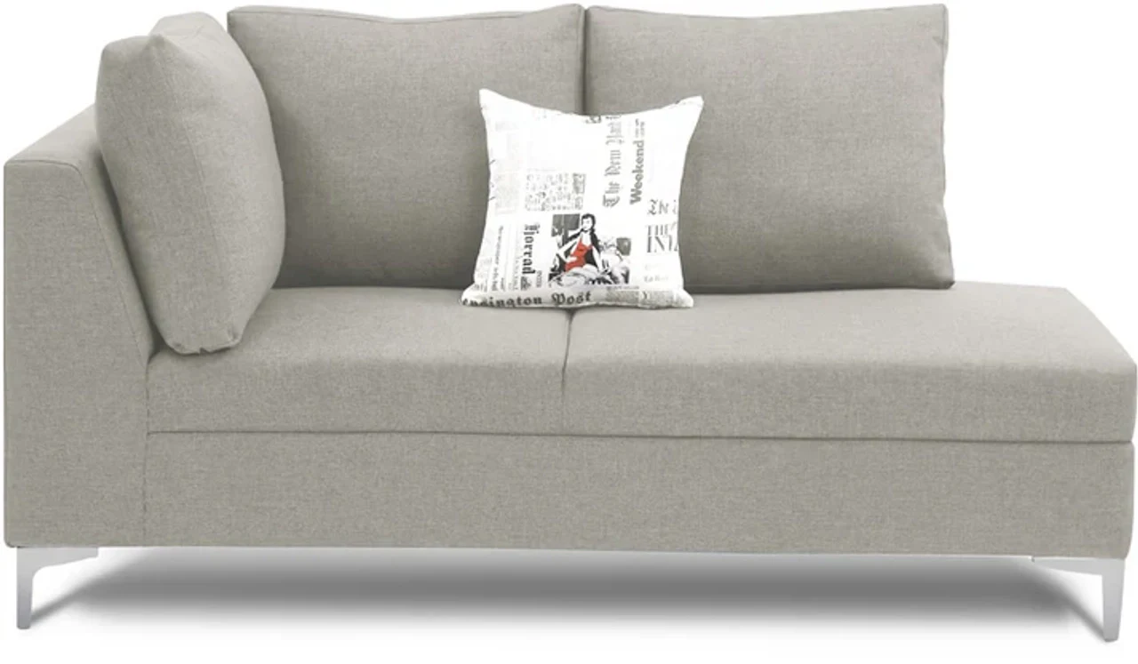Hidenchic Astro - Latte Beige Fabric Sectional sofa L - Shaped Lounge